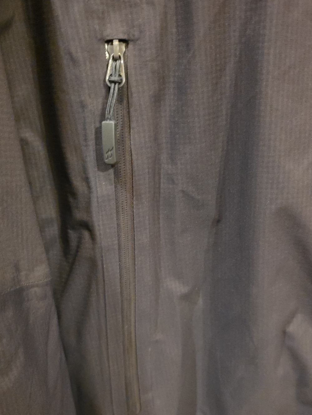 Rab Women's Lightweight Waterproof Hooded Jacket - Dark Gray - Picture 7 of 13